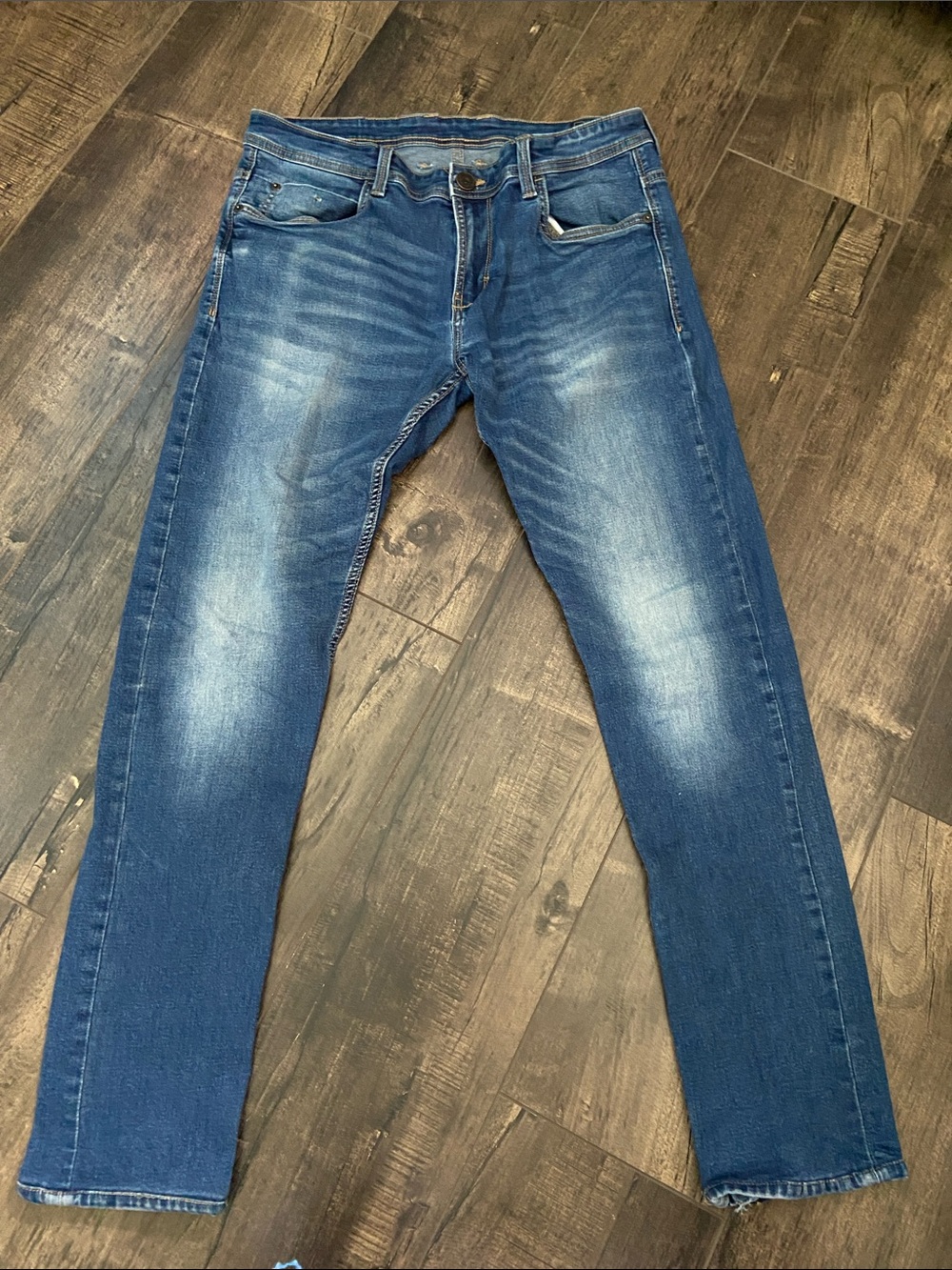Peter England Slim Straight Blue Jeans